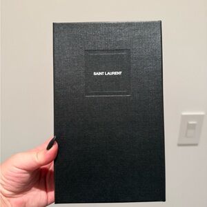 Saint Laurent Black Wallet Gift Box